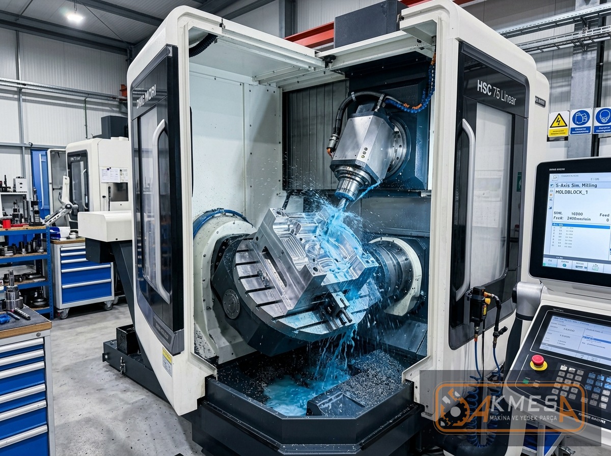 5 Eksen Eşzamanlı CNC İşleme Merkezi